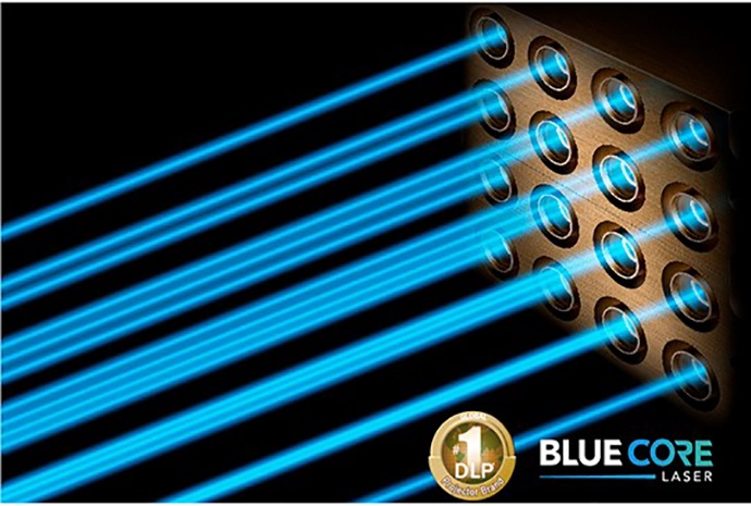 Bluecore laser