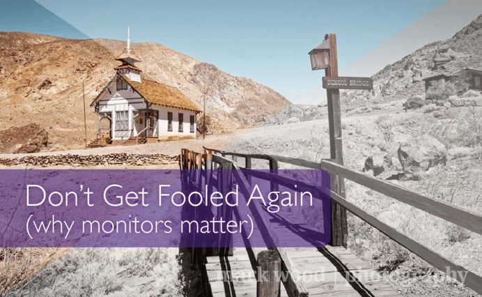 Don't get fooled again. (why monitors matter) by Mark Wood