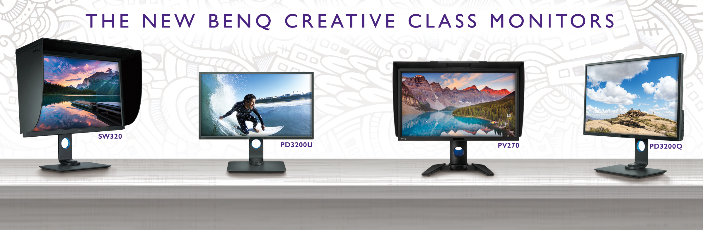 BenQ New Creative Class Monitors